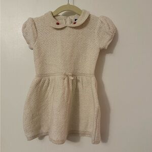 Janie and Jack Cream Kids Dress